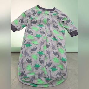 *1030 fleece Dino sleep sack Boys 0-9 months